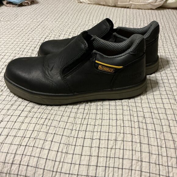 DEWALT Men's Work Steel Toe Shoes Black Work Safety Shoes Size 7 - Picture 4 of 11
